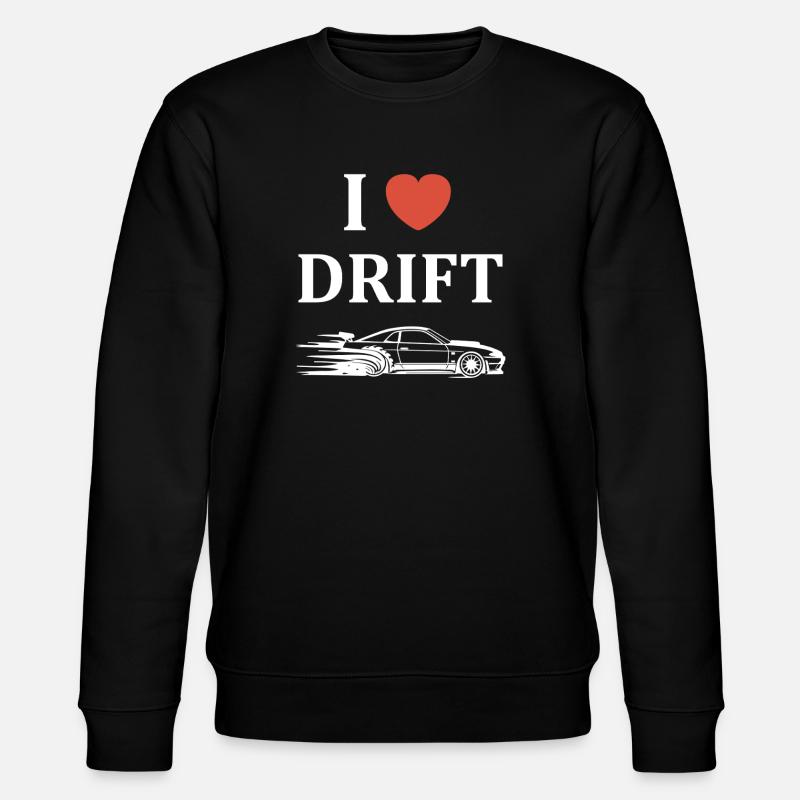 Drift Passion Car Design - Stanley/Stella CHANGER Unisex Organic Sweatshirt - black