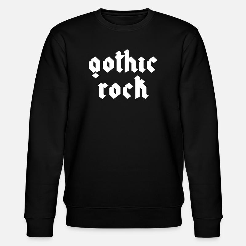 Gothic Rock-Schriftdesign - Stanley/Stella Unisex Bio-Sweatshirt CHANGER  - Schwarz