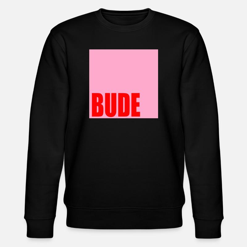 ZUHAUSE WOHNUNG BUDE - Stanley/Stella Unisex Bio-Sweatshirt CHANGER  - Schwarz