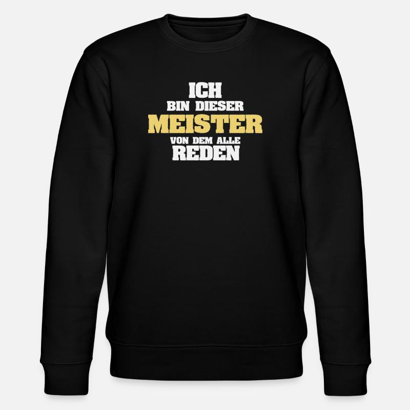 Profession Master - Stanley/Stella CHANGER Unisex Organic Sweatshirt - black