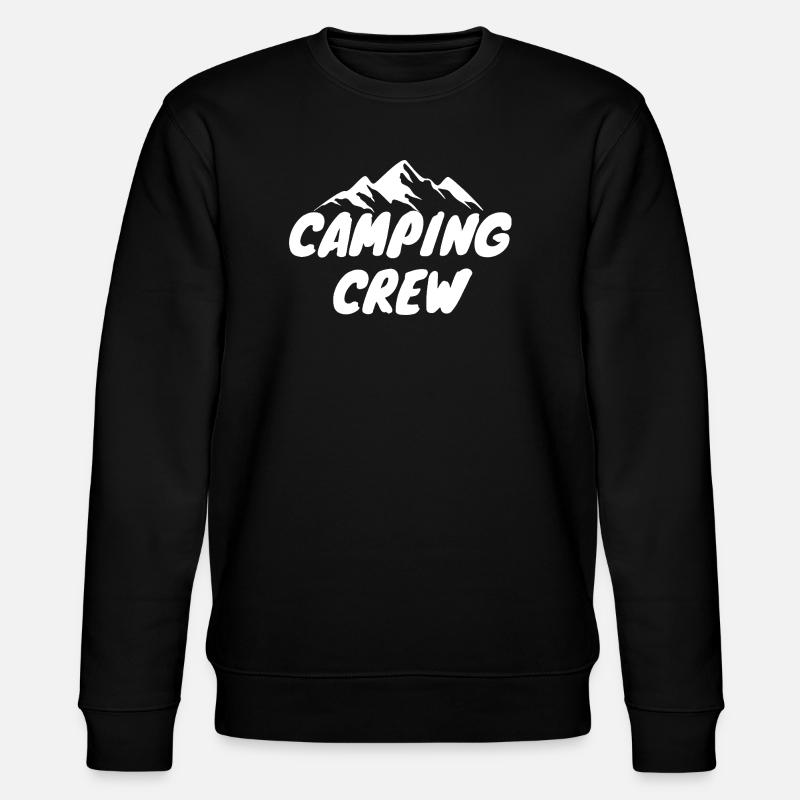 Camping crew - Stanley/Stella Unisex Bio-Sweatshirt CHANGER  - Schwarz