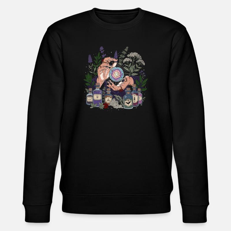 Mystical divination - Stanley/Stella CHANGER Unisex Organic Sweatshirt - black