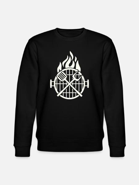 grill_grillzange- - Stanley/Stella CHANGER Unisex Organic Sweatshirt - black