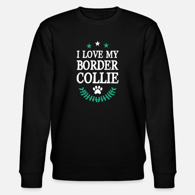BORDER_COLLIE - Sweat bio CHANGER Stanley/Stella Unisexe - noir