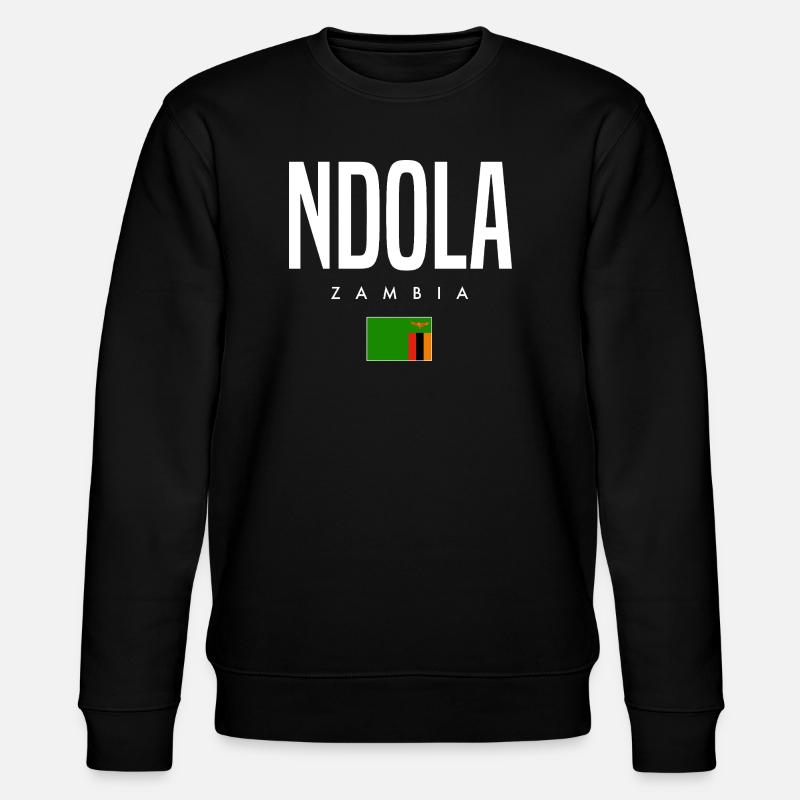 Ndola Sambia - Stanley/Stella Unisex Bio-Sweatshirt CHANGER  - Schwarz
