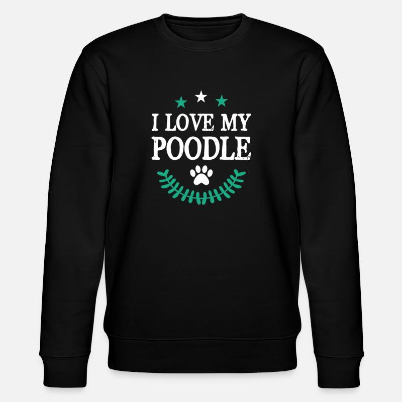 J’adore mon Pudel - Sweat bio CHANGER Stanley/Stella Unisexe - noir