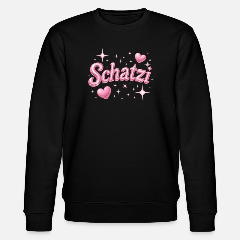 schatzi / Y2K Style - Stanley/Stella Unisex Bio-Sweatshirt CHANGER  - Schwarz