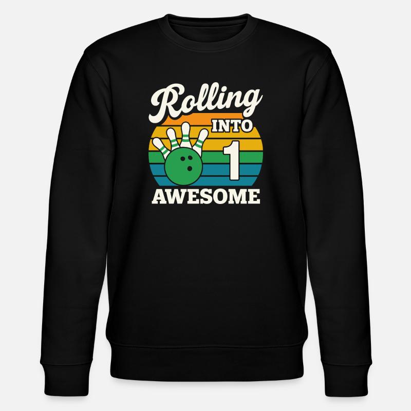 Bowling jusqu’au 1er anniversaire - Sweat bio CHANGER Stanley/Stella Unisexe - noir