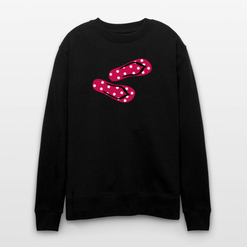 Slippers Toadstool Flip Flops Points Dots Summer Stanley/Stella CHANGER Unisex Organic Sweatshirt