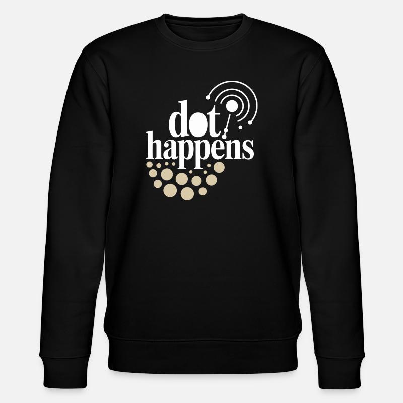 Dot Happens Morse Code Fun - Sweat bio CHANGER Stanley/Stella Unisexe - noir