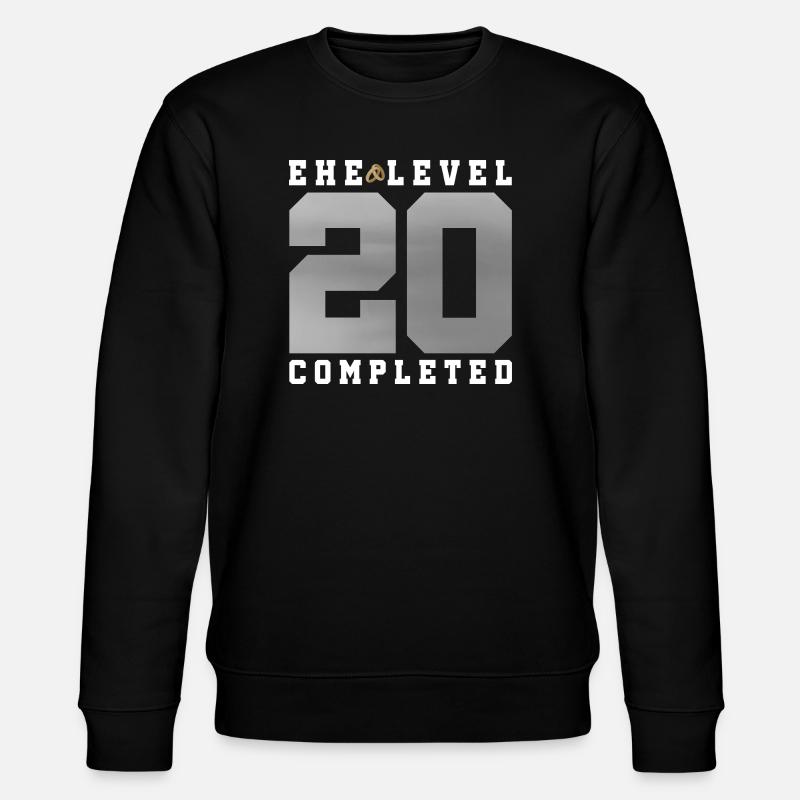 20e anniversaire de mariage - Sweat bio CHANGER Stanley/Stella Unisexe - noir