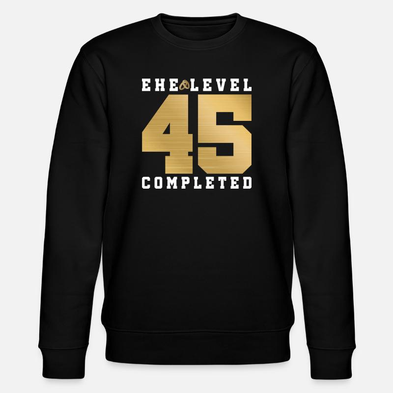 45e anniversaire de mariage - Sweat bio CHANGER Stanley/Stella Unisexe - noir