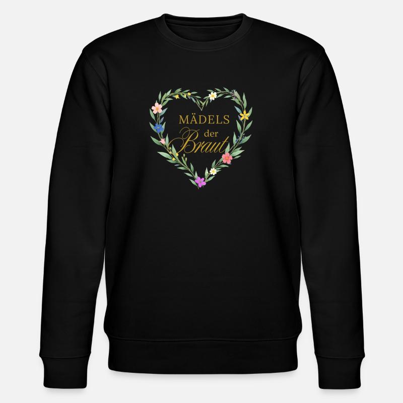 Les filles de la mariée ! Cœur - Sweat bio CHANGER Stanley/Stella Unisexe - noir