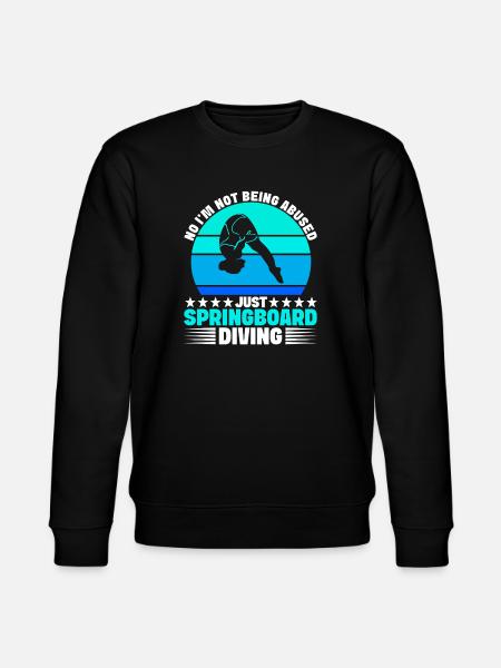 Diving diving board - Stanley/Stella CHANGER Unisex Organic Sweatshirt - black