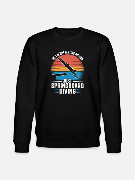 Diving diving board - Stanley/Stella CHANGER Unisex Organic Sweatshirt - black