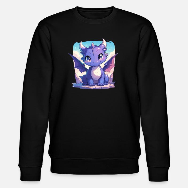 Dragon Dragon - Stanley/Stella CHANGER Unisex Organic Sweatshirt - black