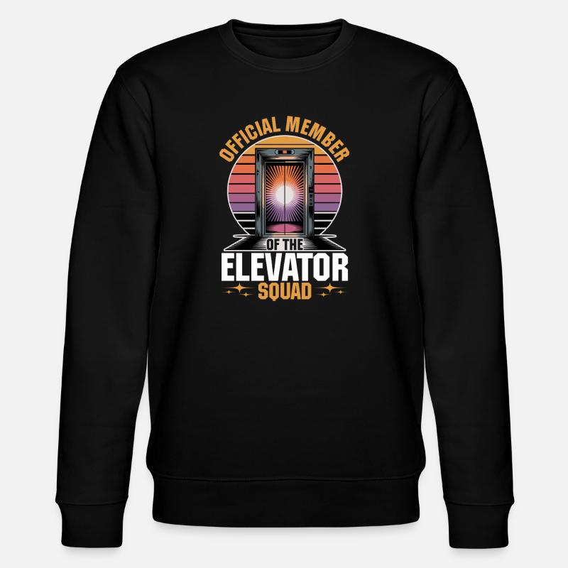 Ascenseur pour tout-petits et enfants - Sweat bio CHANGER Stanley/Stella Unisexe - noir