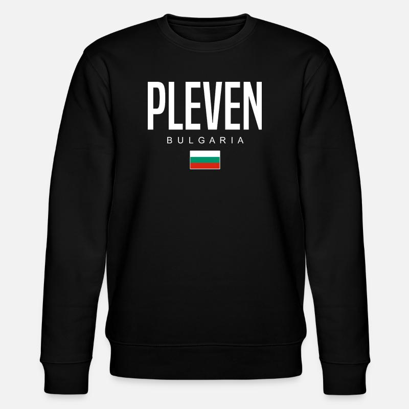 Pleven Bulgarien - Stanley/Stella Unisex Bio-Sweatshirt CHANGER  - Schwarz