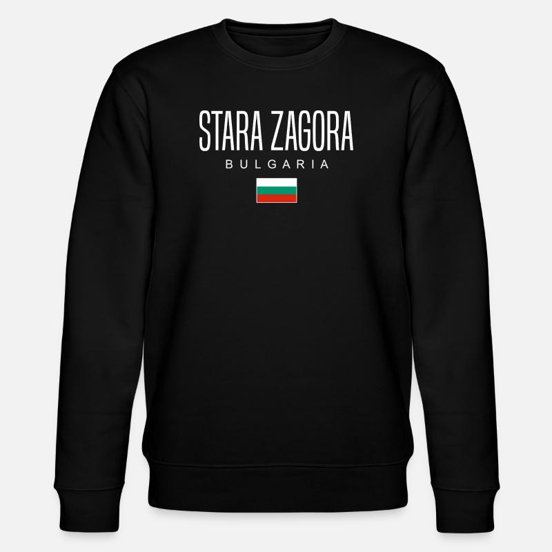Stara Zagora Bulgaria - Stanley/Stella CHANGER Unisex Organic Sweatshirt - black