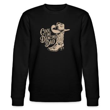 Décoration de style chapeau de cowboy pour papa danseur en ligne - Sweat bio CHANGER Stanley/Stella Unisexe - noir - Devant - Nik (191cm) & Marisol (170cm)