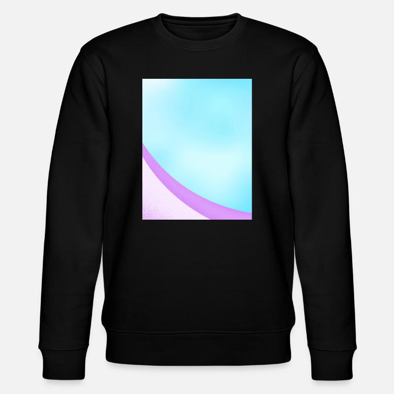 Abstraktes Pastell-Verlaufsdesign - Stanley/Stella Unisex Bio-Sweatshirt CHANGER  - Schwarz