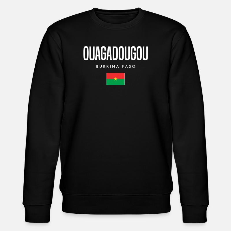 Ouagadougou Burkina Faso - Stanley/Stella Unisex Bio-Sweatshirt CHANGER  - Schwarz