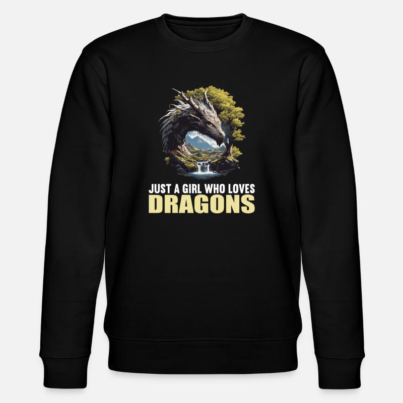 Dragon Dragon - Stanley/Stella CHANGER Unisex Organic Sweatshirt - black