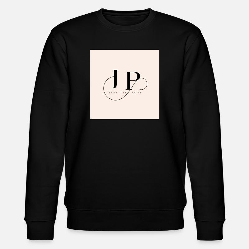 Monogramme élégant avec devise inspirante - Sweat bio CHANGER Stanley/Stella Unisexe - noir