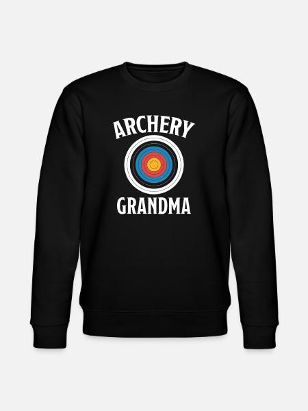 Archery saying grandma archery gift - Stanley/Stella CHANGER Unisex Organic Sweatshirt - black