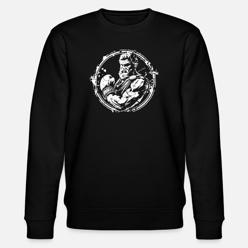 Fighter Boxer Boxing MMA - Stanley/Stella CHANGER Unisex Organic Sweatshirt - black