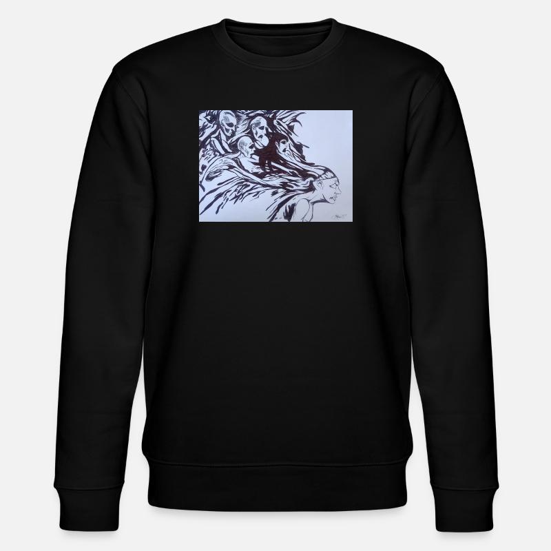 Zerrbilder - Stanley/Stella Unisex Bio-Sweatshirt CHANGER  - Schwarz