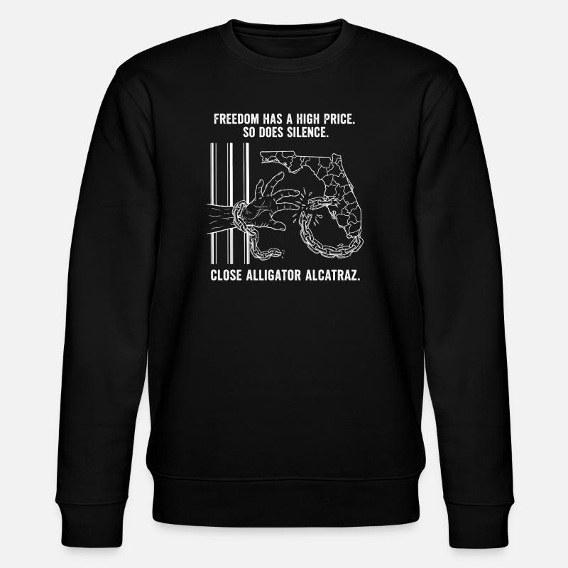 Alligator Alcatraz - Sweat bio CHANGER Stanley/Stella Unisexe - noir