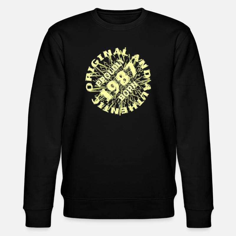 1987 - Sweat bio CHANGER Stanley/Stella Unisexe - noir