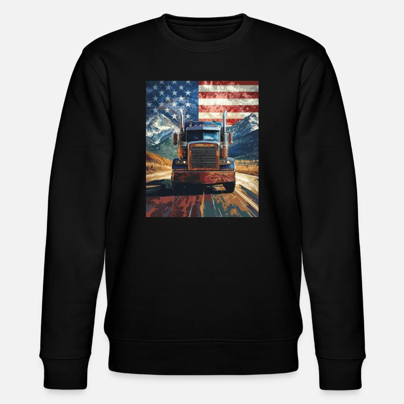 Truck - Stanley/Stella Unisex Bio-Sweatshirt CHANGER  - Schwarz