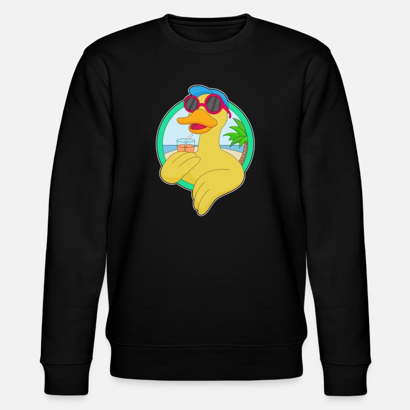 Boisson Duck Beach Été - Sweat bio CHANGER Stanley/Stella Unisexe - noir