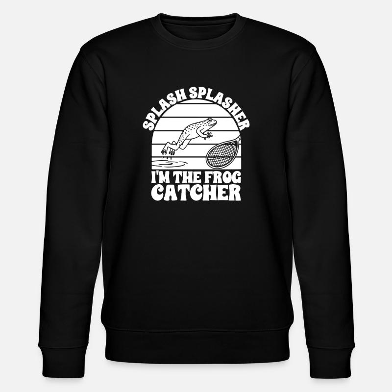 Attrape-grenouilles Splash Splasher Grenouille - Sweat bio CHANGER Stanley/Stella Unisexe - noir