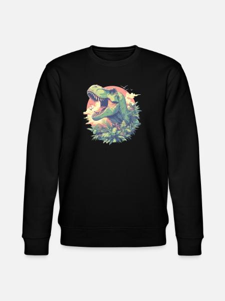 Dino Dinosaur Dinosaur - Stanley/Stella CHANGER Unisex Organic Sweatshirt - black