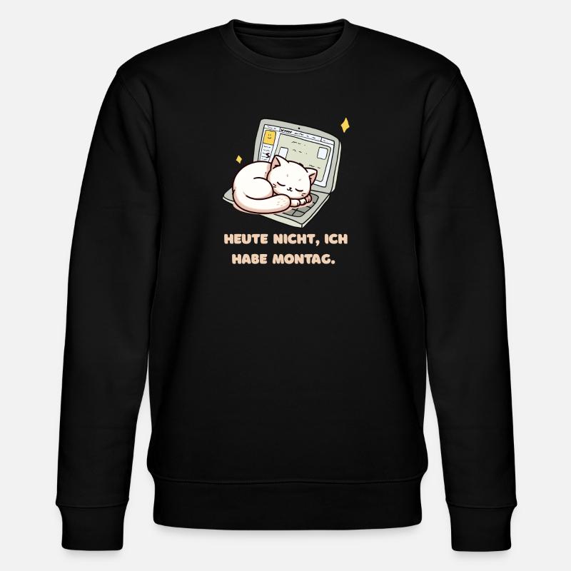 Not today, it's Monday - Stanley/Stella CHANGER Unisex Organic Sweatshirt - black