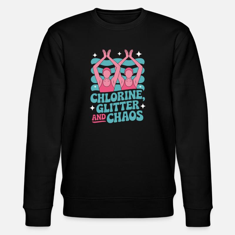 Synchronschwimmen Kunstschwimmen Wassersport - Stanley/Stella Unisex Bio-Sweatshirt CHANGER  - Schwarz