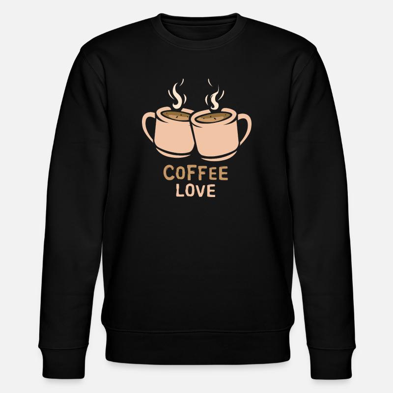 Tasses à café Coffee Love - Sweat bio CHANGER Stanley/Stella Unisexe - noir