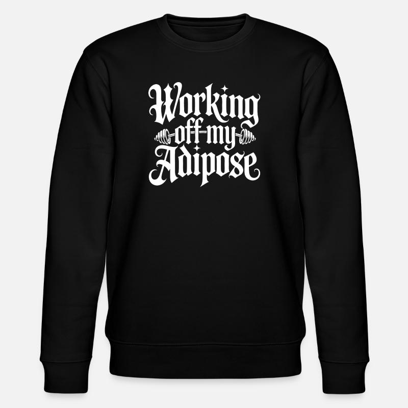 Motivierendes Workout Design - Stanley/Stella Unisex Bio-Sweatshirt CHANGER  - Schwarz
