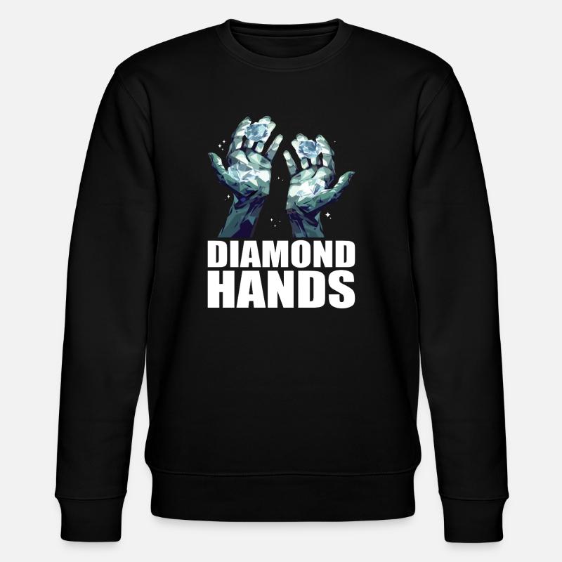 Diamond Hands Trading - Stanley/Stella CHANGER Unisex Organic Sweatshirt - black