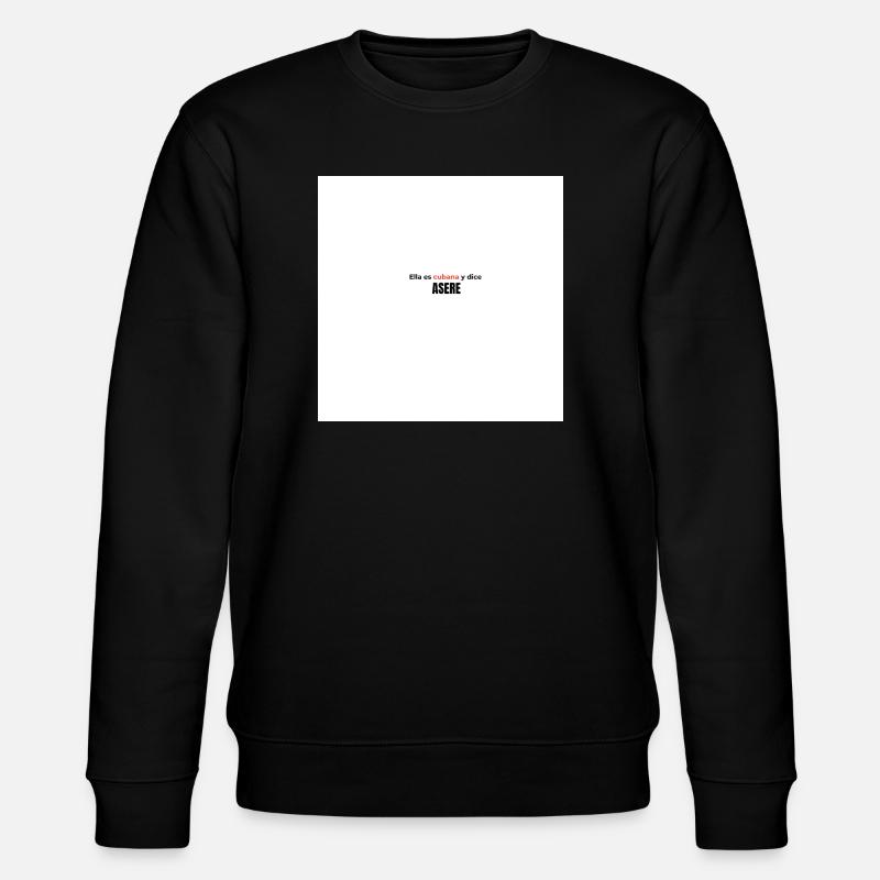 Asere Blanc - Sweat bio CHANGER Stanley/Stella Unisexe - noir