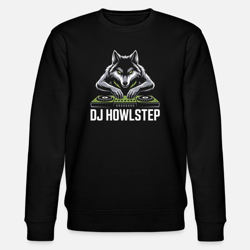 DJ HOWLSTEP Wolf Mixer Club Rave - Sweat bio CHANGER Stanley/Stella Unisexe - noir