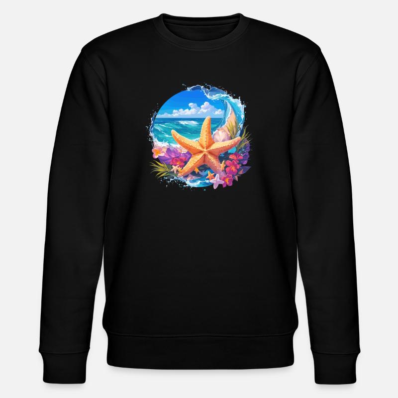 Étoile de mer Étoile de mer - Sweat bio CHANGER Stanley/Stella Unisexe - noir