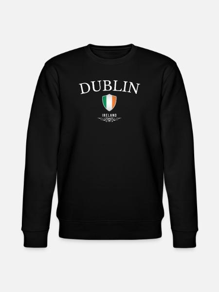 I love Dublin, souvenir Dublin - Stanley/Stella CHANGER Unisex Organic Sweatshirt - black