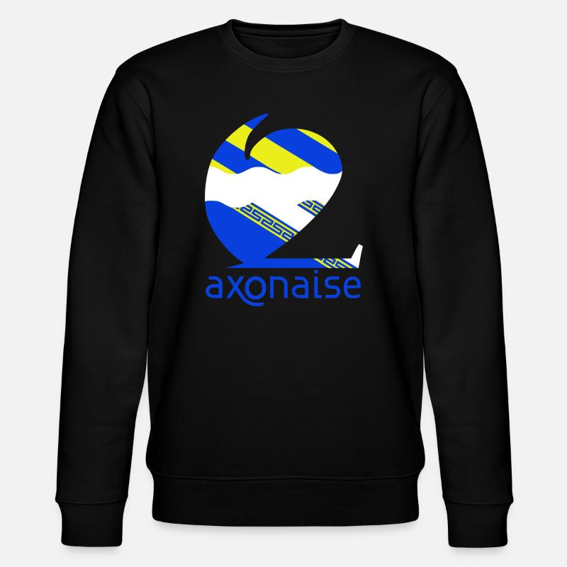 Axonaise - Stanley/Stella Unisex Bio-Sweatshirt CHANGER  - Schwarz