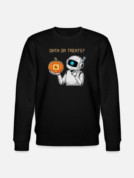 Data or Treats ? - Stanley/Stella CHANGER Unisex Organic Sweatshirt - black