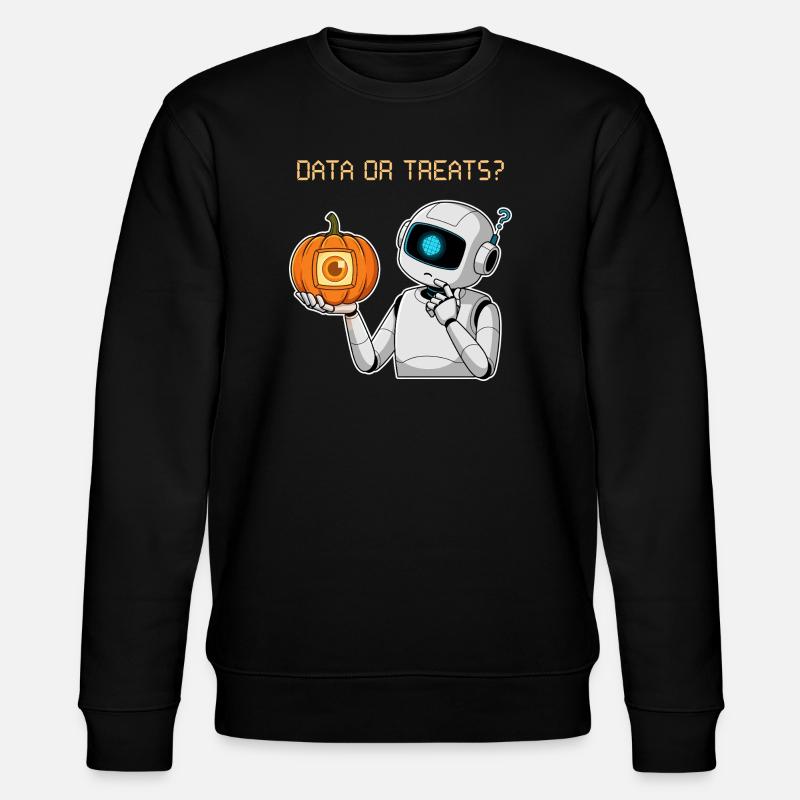 Data or Treats ? - Stanley/Stella CHANGER Unisex Organic Sweatshirt - black