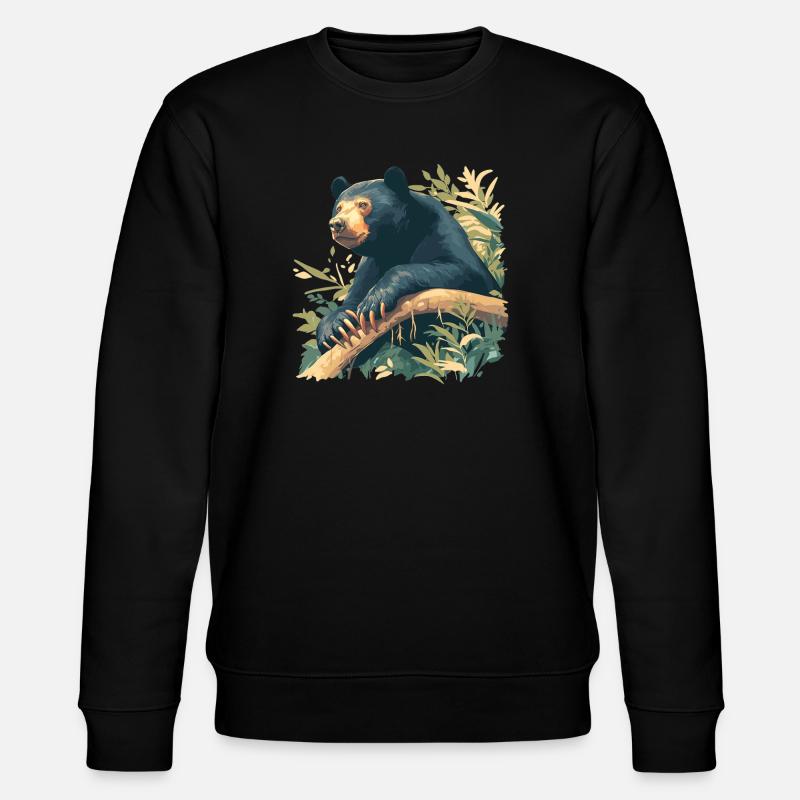 Ours du Soleil Ours Malais - Sweat bio CHANGER Stanley/Stella Unisexe - noir